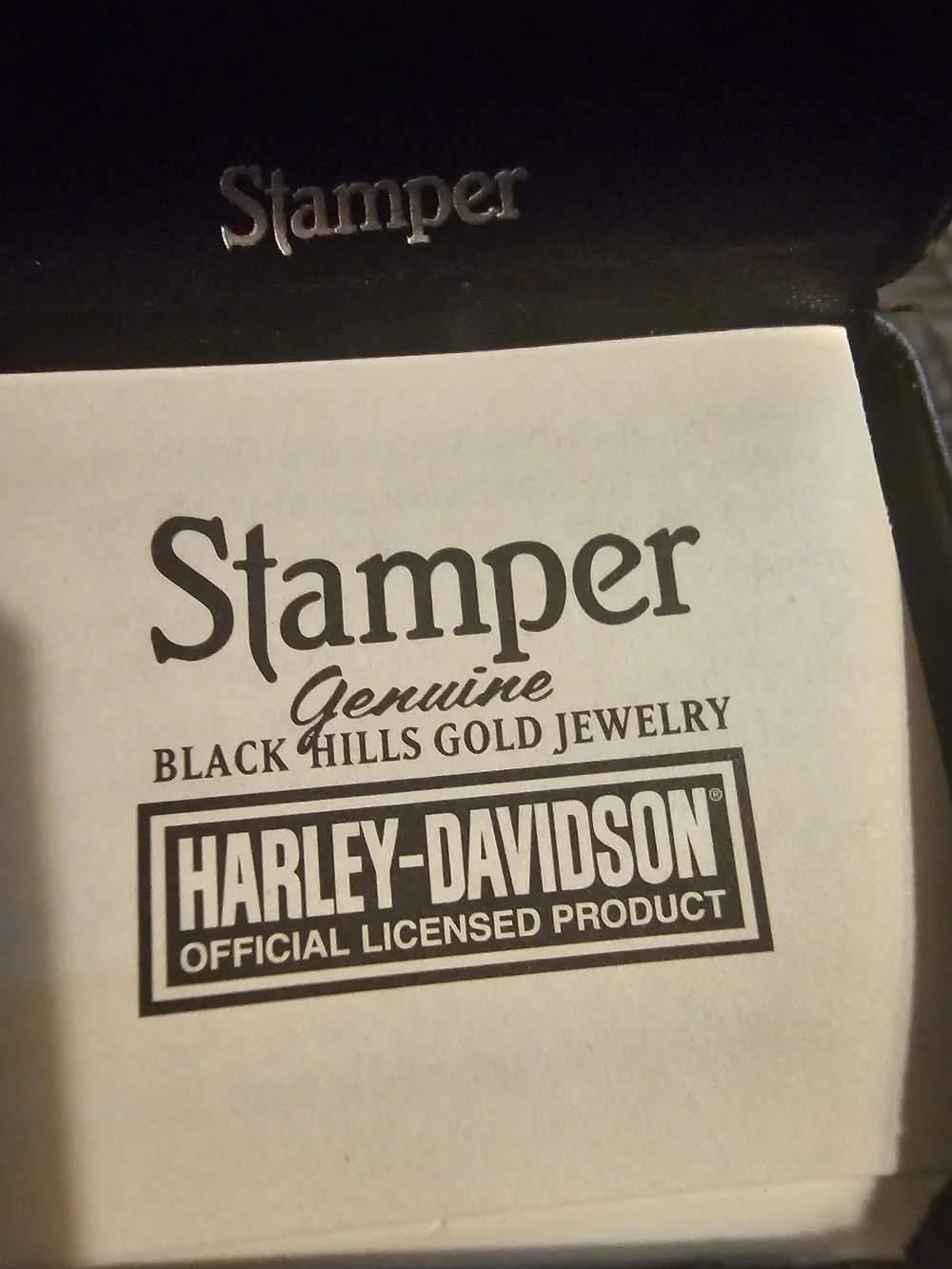 Harley-Davidson Stamper 10K Black Hills Gold Necklace